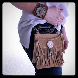 Boho hip pouch/ hip bag/ hip purse